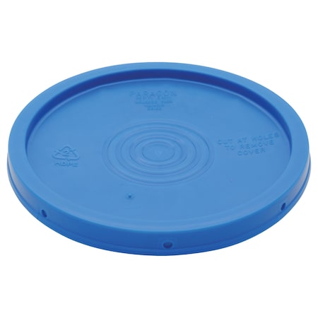 Vestil Blue High Density Polyethylene (HDPE) Standard Lid, 12.5 in L, 12.5 in W, 1.5 H LID-54-PB